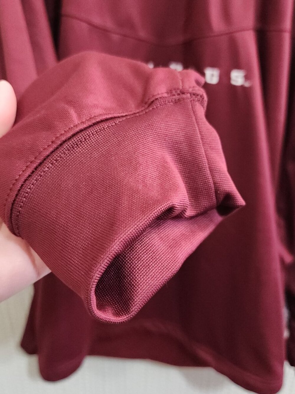 Mississippi State Bulldogs Quarter Zip Pullover 3XL Maroon Athletic Sweater - Picture 8 of 13